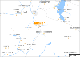 map of Goshen