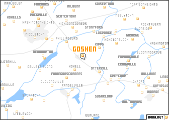 map of Goshen