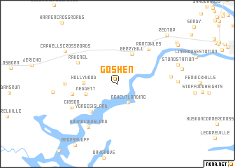 map of Goshen