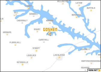 map of Goshen