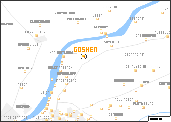 map of Goshen