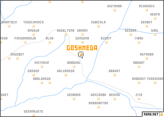 map of Gosh Mēda