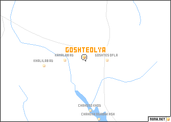 map of Gosht-e ‘Olyā