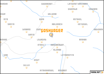 map of Goshu Āger