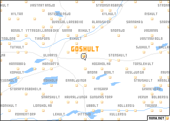 map of Göshult