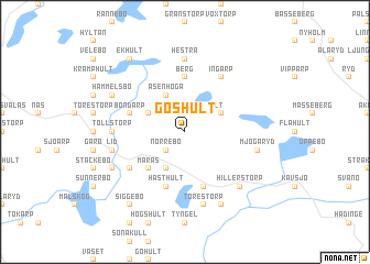 map of Göshult
