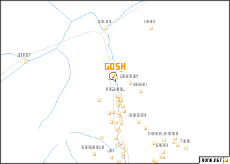 map of Gosh