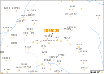 map of Gosi-Gosi