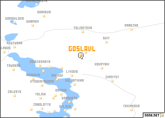 map of Goslavl\