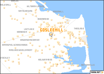 map of Goslee Mill