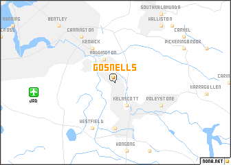 map of Gosnells