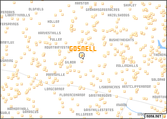 map of Gosnell