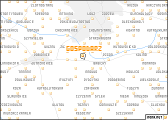 map of Gospodarz