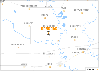 map of Gospoda