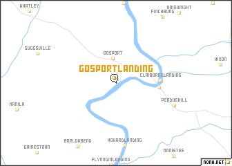 map of Gosport Landing