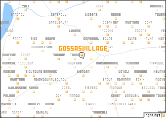 map of Gossas Village