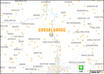 map of Gosseldange