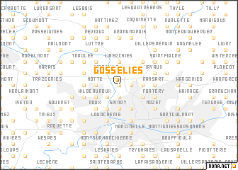 map of Gosselies