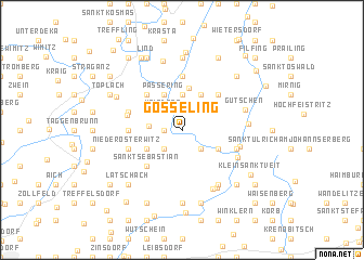 map of Gösseling