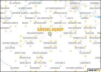 map of Gösselsdorf