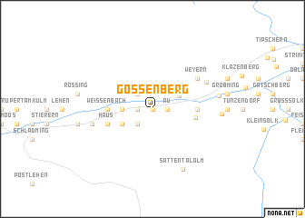 map of Gössenberg