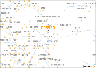 map of Gossen