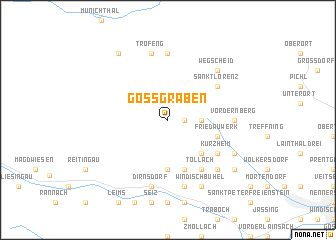 map of Gössgraben