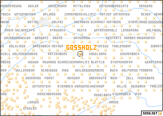 map of Goßholz