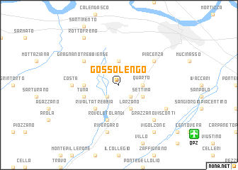 map of Gossolengo