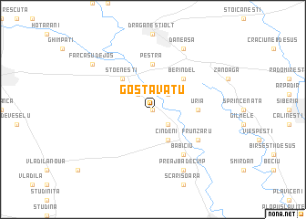 map of Gostavăţu