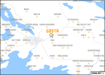 map of Gösta