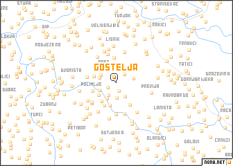 map of Gostelja