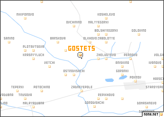 map of Gostets