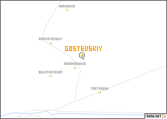 map of Gostevskiy
