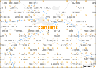 map of Gostewitz
