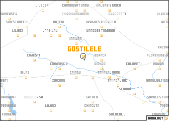 map of Goştilele