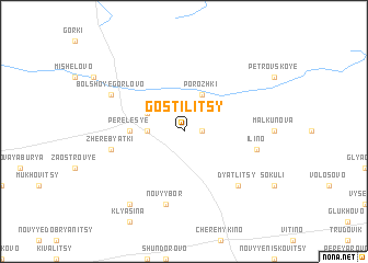 map of Gostilitsy