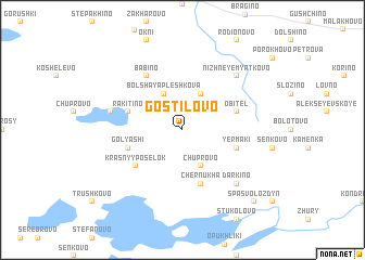 map of Gostilovo