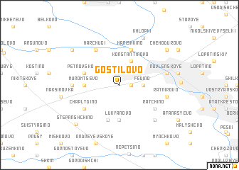 map of Gostilovo
