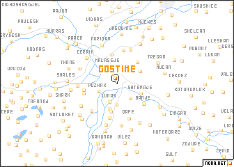 map of Gostimë