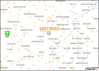 map of Gostingen