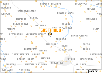 map of Gostinovo