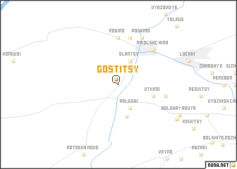 map of Gostitsy