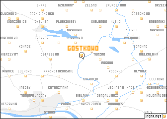 map of Gostkowo