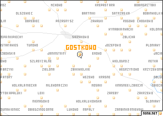 map of Gostkowo