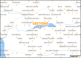 map of Gostkowo