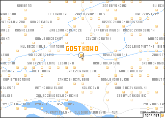 map of Gostkowo