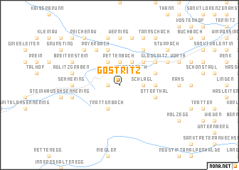 map of Göstritz