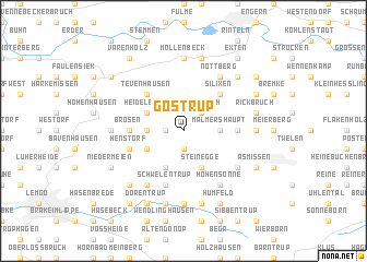 map of Göstrup