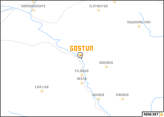 map of Gostun